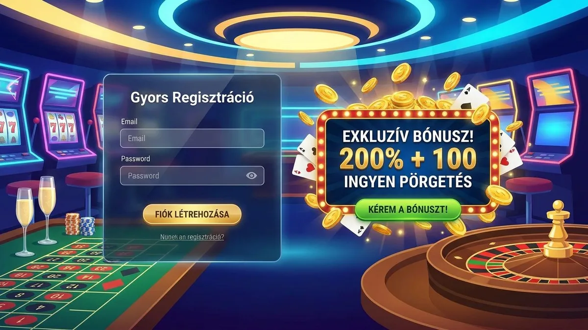 Regisztráció bónusszal